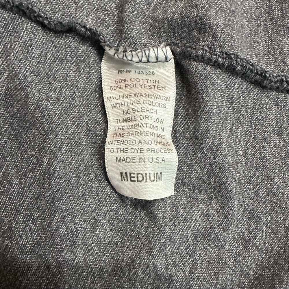 Original Retro Brand Gray and Blue Lightning Hockey Tee - Picture 5 of 6